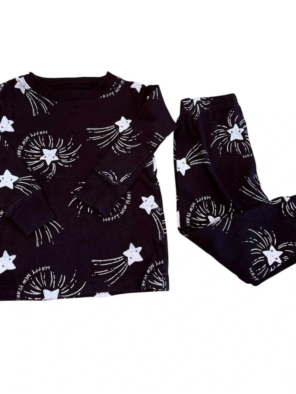 Carter's Black New years Pajama Set